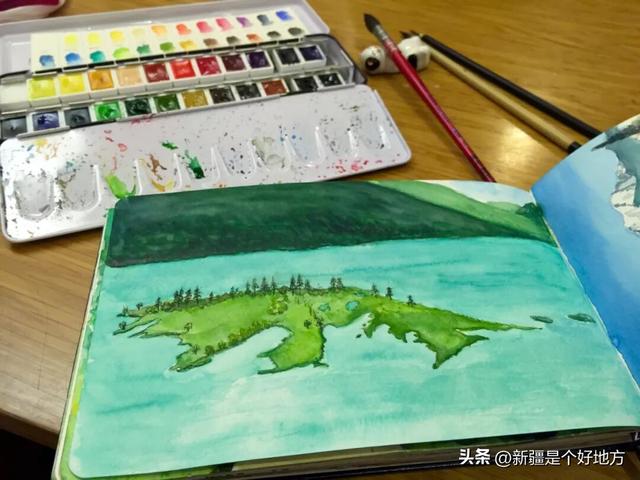 「游客说」“玩一趟新疆，我画了满满两本”