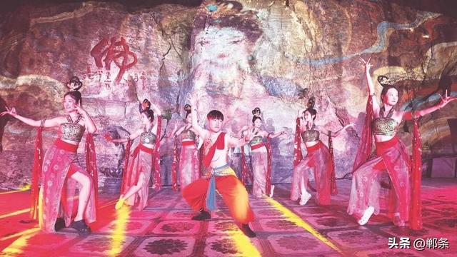 邯郸市峰峰矿区“夜游响堂”火了