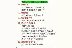 教你房贷月供的计算方法图片