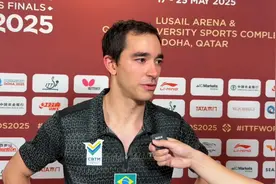 雨果闯进四强又创历史 成为首位获得世乒赛奖牌的巴西选手图片