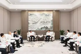 四川天府新区党工委书记周先毅一行来宜考察交流图片