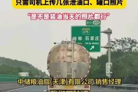 网友将金龙鱼豆油注入自己车，车可正常行驶，没有出现任何问题！图片