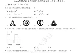 黑龙江省龙东地区2020年中考数学试卷（农垦、森工用）（解析）图片