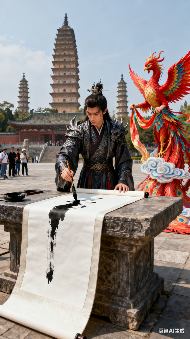 无双道龙赵小荣游记《 一笔祥龙行天下 》（一四二）崇圣寺三塔