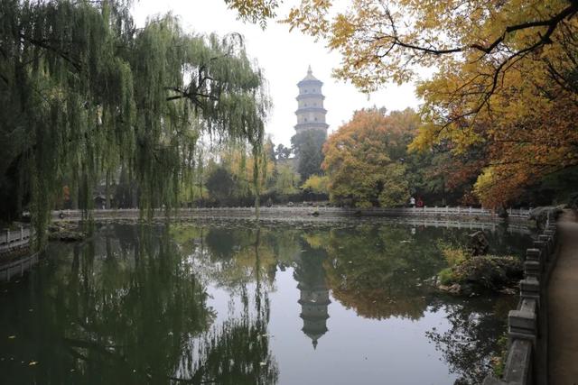 图片故事 | 秋染晋祠：当千年古建染上斑斓秋色