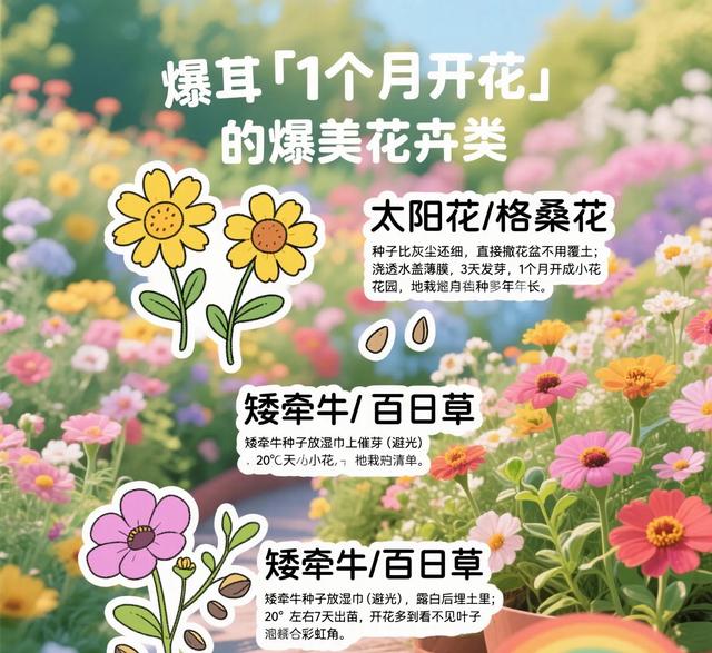 新手必囤！3类高发芽率种子清单，最快5天就能吃/看