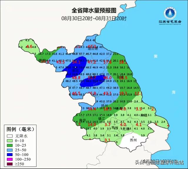 江苏省！未来三天炎热，明天最高气温38℃，高温重点分布如下