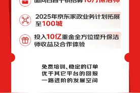 京东家政十万人招募计划，10亿撬动百城市场，引领行业服务新格局图片