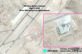 巴基斯坦空军基地遭袭！卫星图公布后，最大的损失在哪里？图片