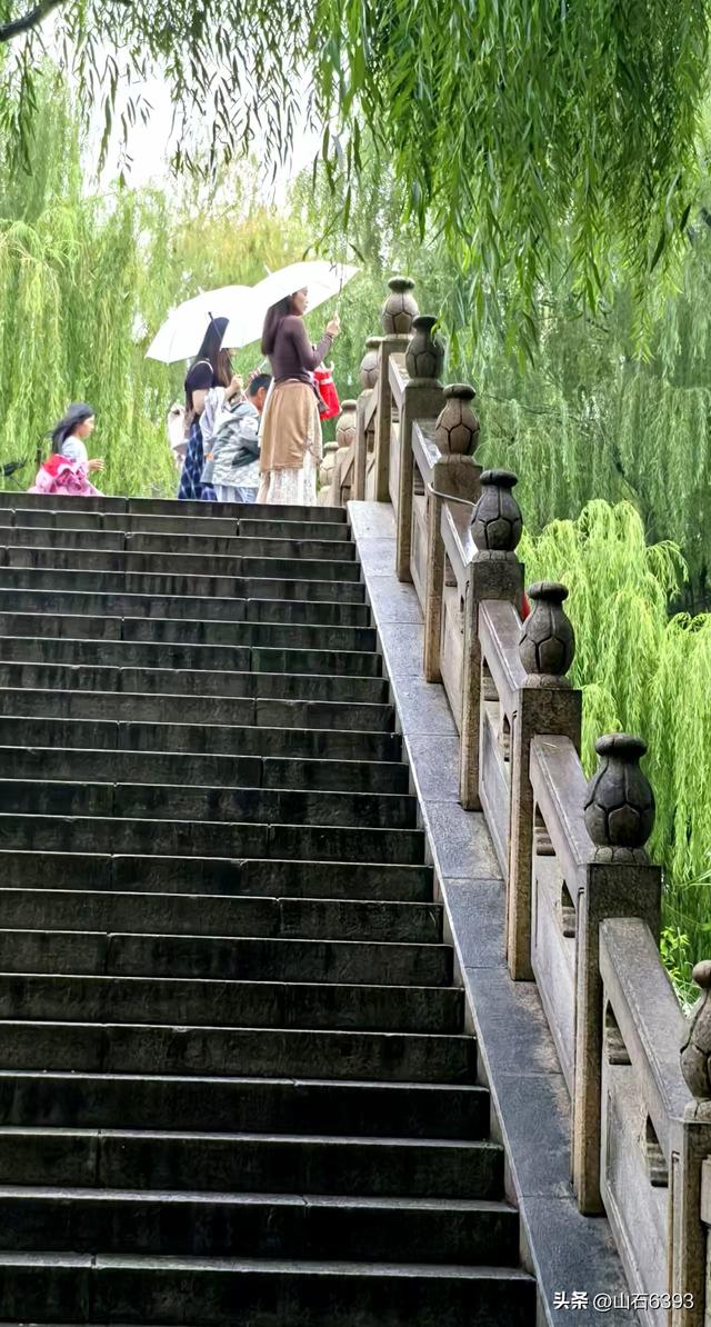 新华社原军事记者陶俊峰泉城美拍：《秋雨中游览大明湖》