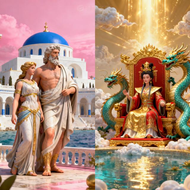 希腊宙斯对阵东方玉皇大帝：谁才是万神之王？