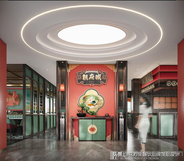 广式茶楼设计案例｜传统烟火气+现代网红风，锁定家庭与年轻人
