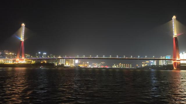 万州会战友（38军113师337团），夜游万州三峡平湖
