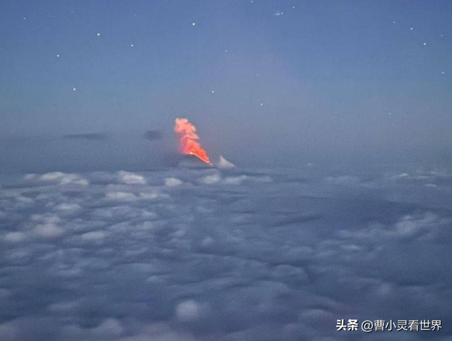 俄堪察加半岛强震后火山喷发
