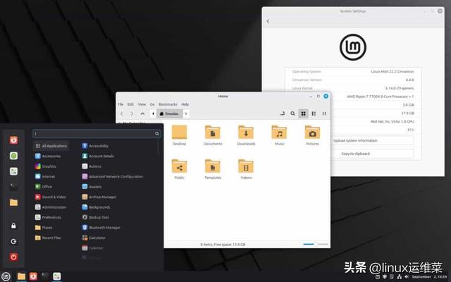 🚀Linux Mint 22.2 发布：一触即达的指纹登录来了