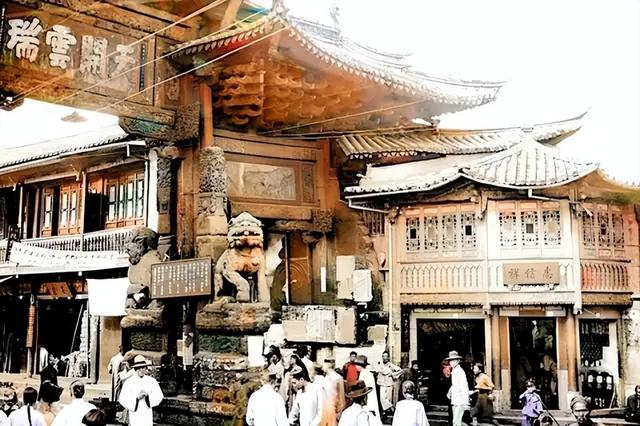 太罕见了！100年前的云南昆明，居然是这个样子
