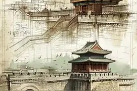 看梁思成和林徽因的古建筑结构手稿，学习他们严谨的治学精神。图片