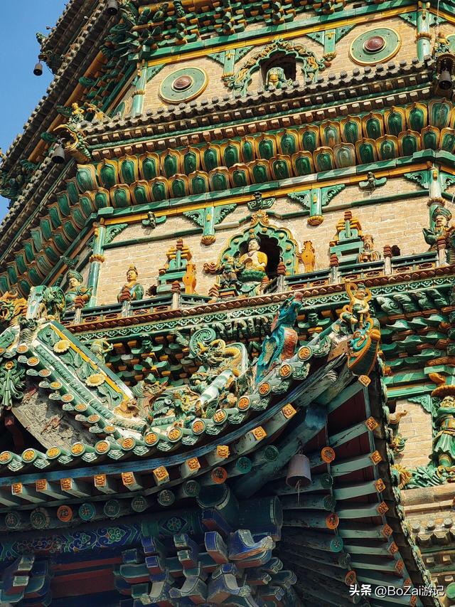 打卡广胜寺,看飞虹塔绝美琉璃,赏元代壁画孤例