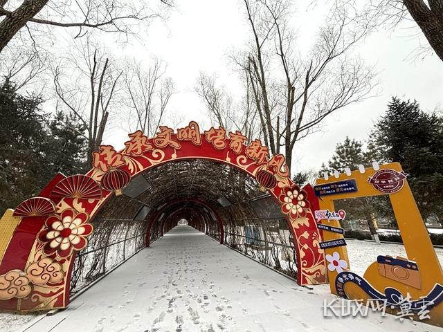 雪落张垣 山河入画
