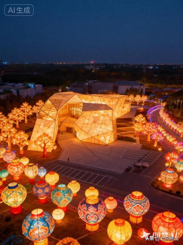 AI花灯点亮房山,带你云赏绝美灯海盛宴