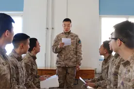 北部战区空军某营：学习两会精神 强化使命担当图片