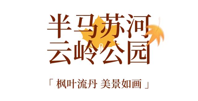 周五宠粉日|枫叶红“疯”了!沪上市区赏枫运动好地分享,更有运动好礼等你来领!
