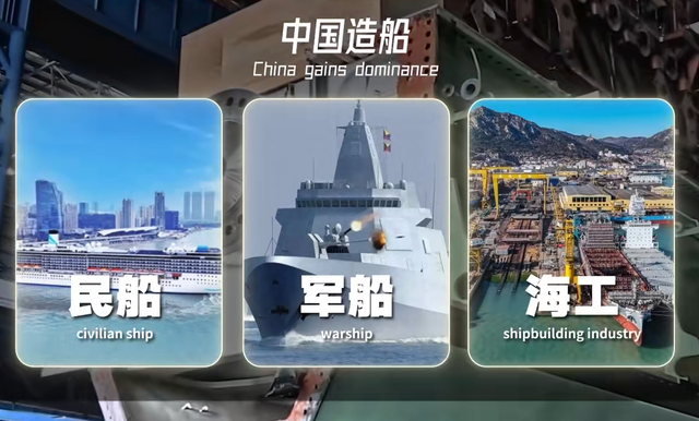 美国征税卡脖子？民船军工海工三位一体！中国造船速度让日韩懵圈