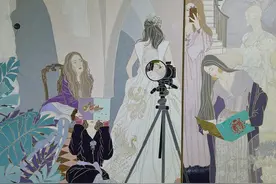 宁夏画家王锶珞作品入选第十二届全国工笔画作品展图片