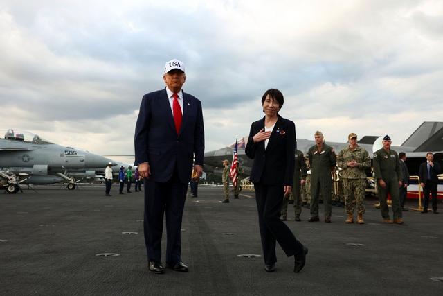 高市早苗扬威美航母，大增国防预算狐假虎威