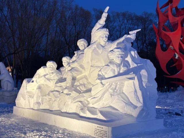 冰雕、雪艺、彩灯夜！长春世界雕塑园冰雪艺术天地火热开启