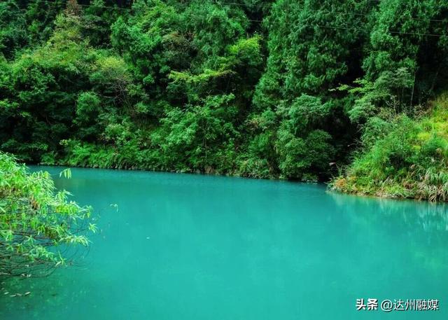 渠县賨人谷的秋天“水”醒啦，去解锁川东小九寨！