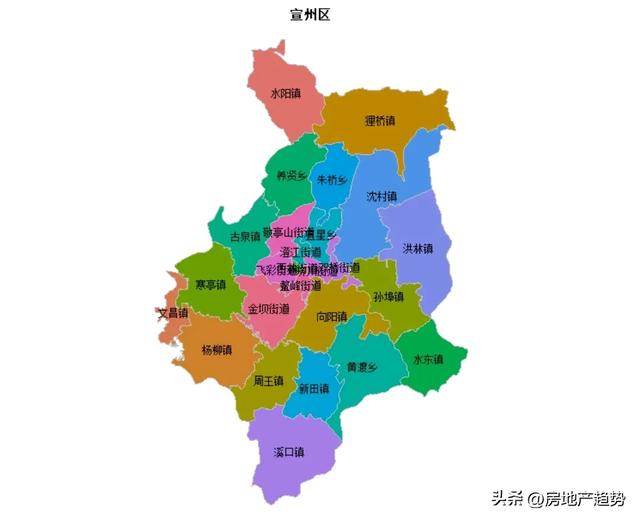 宣城市行政区划图