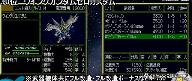 机器人大战F十大机体排名：强力机体很多，但钢巴斯塔才是第一。