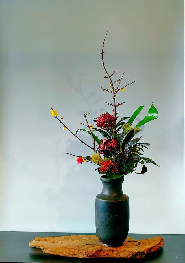 30个名师菊花插花作品，带你赏尽秋日好风景
