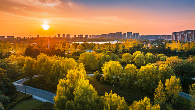 图说遂平：秋水落霞 诗画美景