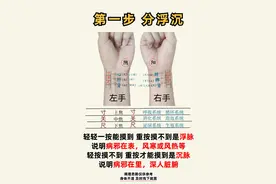 中医把脉六步简易教学，新手也能快速上手，学会了给家人看！图片