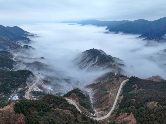 赏•美景 | 全州：天湖景区现雪后云海景观
