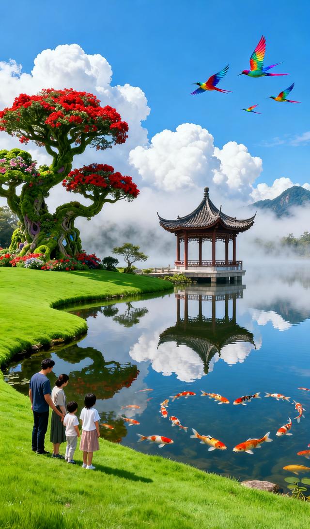 秘境园景：自然织就的画笺！