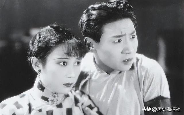 戴笠与胡蝶的真实影像，胡蝶美艳摄人心魄，戴笠面容冷峻不怒自威