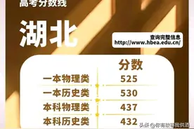 湖北2024高考分数线及一分一段表，供24考生和家长志愿填报参考！图片