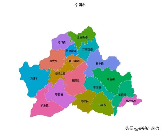 宣城市行政区划图