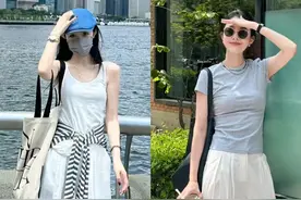 被杭州女生穿搭惊艳！“裤子+平底鞋”最洋气，满街都在穿，超美图片