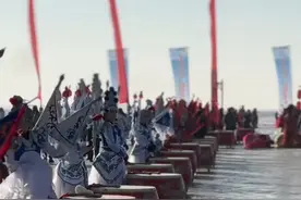 哈素海第三届冬捕节暨冰雪旅游季开幕图片