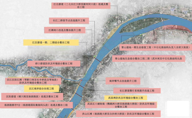 百里长江生态廊道建设收官，武汉三环线内两江四岸江滩全线贯通