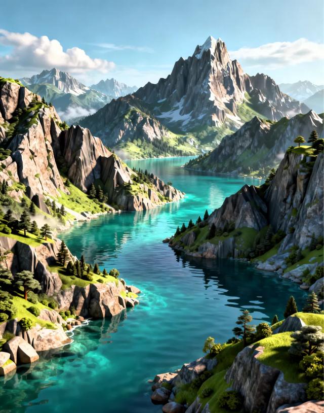 旺自己的头像，山水图片