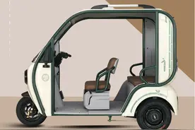 雅迪、金彭发布新一代电动三轮车，自带雨篷，多样用途，适合老人图片