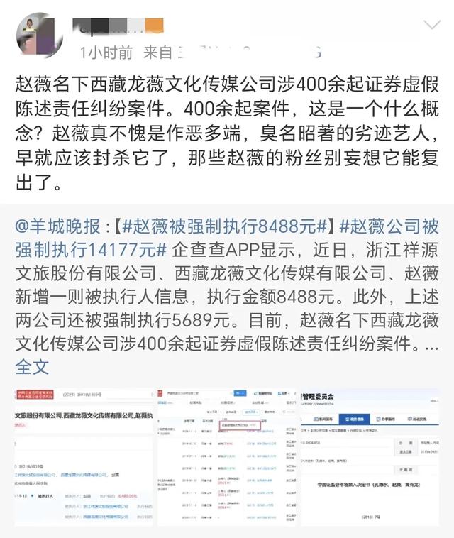 事业没了	、婚也离了，49岁赵薇近况曝光，原来被封杀只是冰山一角