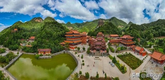 【多彩“双节” 畅游麦积】麦积区净土寺：净土松涛漫秋色 静谧禅境迎客来