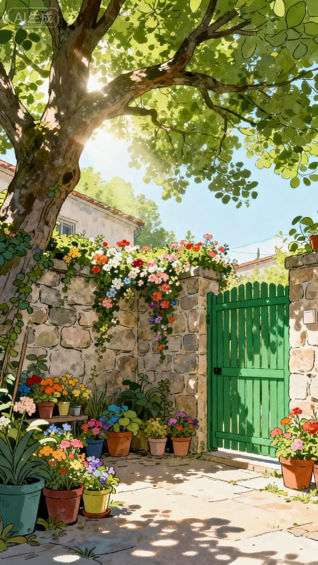 石墙花院