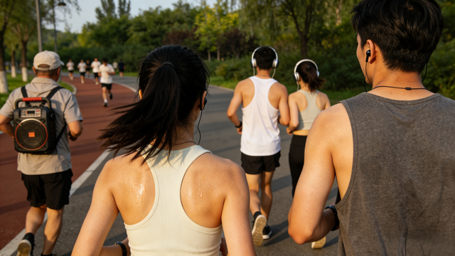零下5度晨跑被怼“有病	”？跑后我笑了